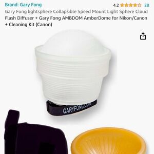 Gary Fong Collapsible Speed Mount Flash Diffuser for Nikon/Canon
